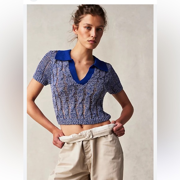 Free People Cassia Polo size small (new) - Picture 1 of 12